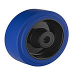 Blue Elastic Rubber Castor wheels
